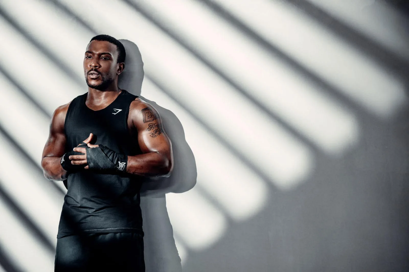 Celebrity fitness photography at Nottingham studio