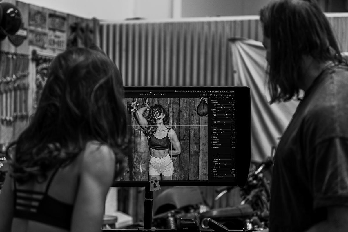 Behind the Scenes of a Fitness Photoshoot