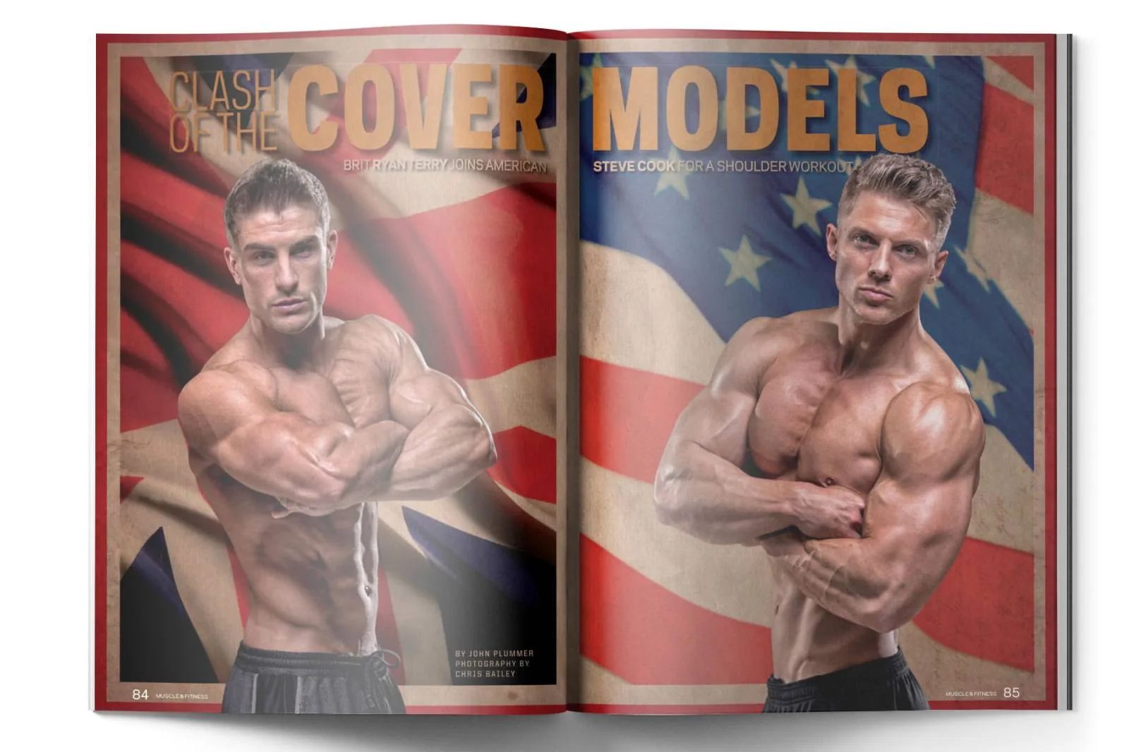 Steve Cook Muscle & Fitness Magazine Photoshoot