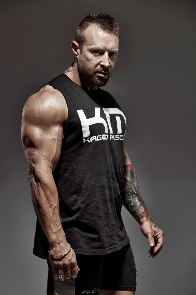 Kris Gethin Kaged Muscle brand campaign photography