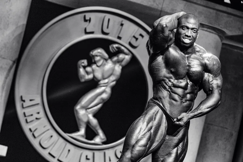 Cedric McMillan - Arnold Classic 2015 (B&W)