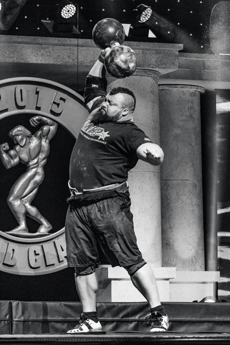 Eddie Hall - Arnold Classic 2015 (B&W)