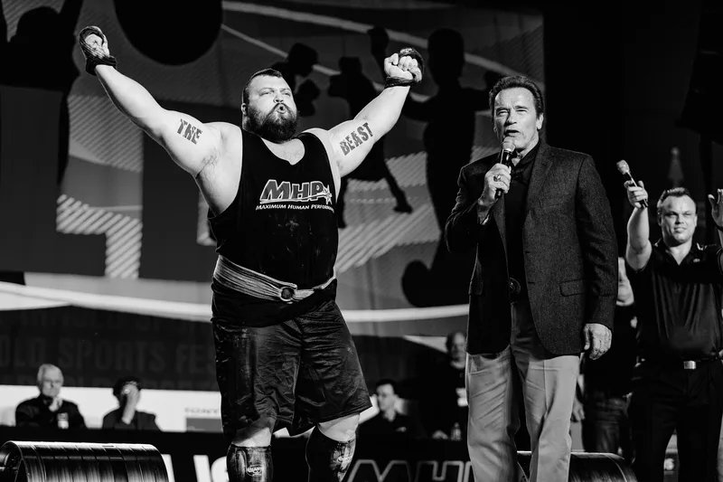 Eddie Hall - Arnold Classic 2016 (B&W)
