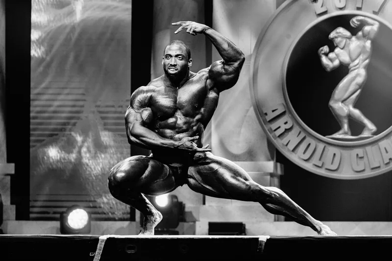Cedric McMillan - Arnold Classic 2017 (B&W)