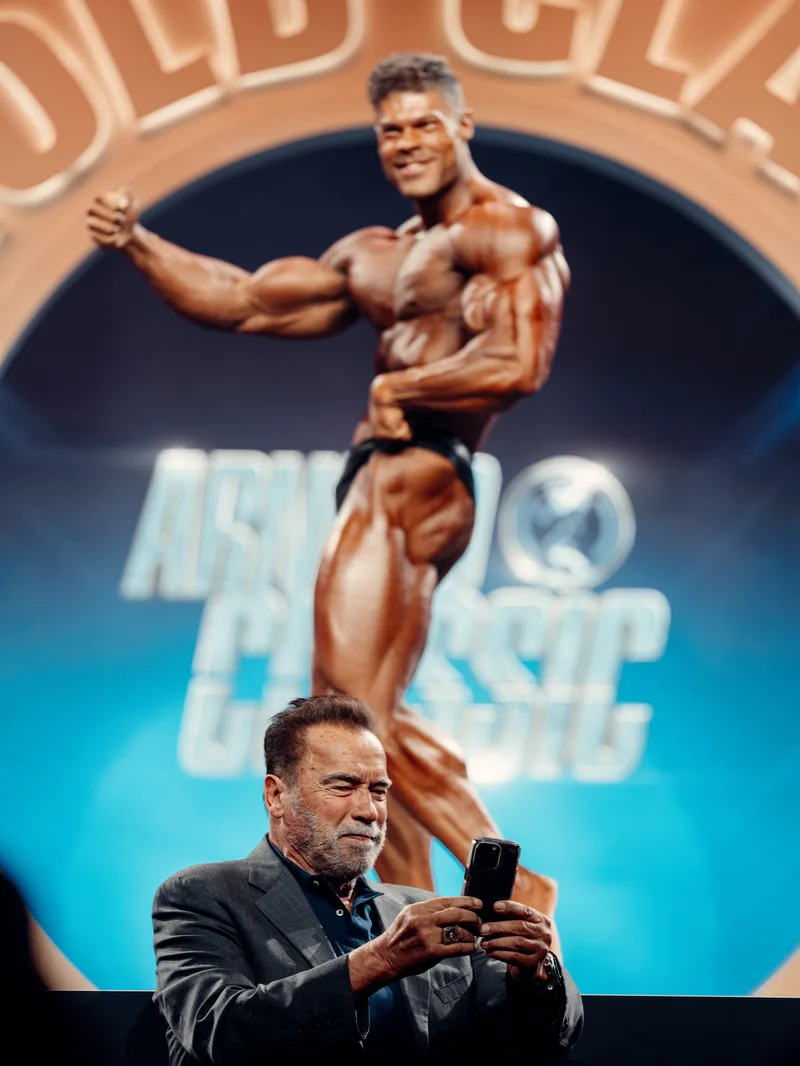 Arnold Schwarzenegger & Wesley Vissers - Arnold Classic UK 2024