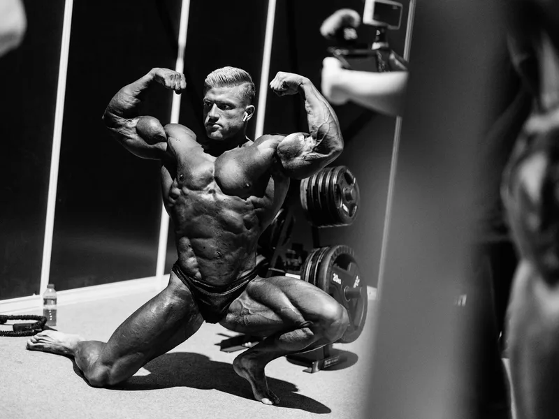 Urs Kalecinski - Arnold Classic UK 2024 (B&W)