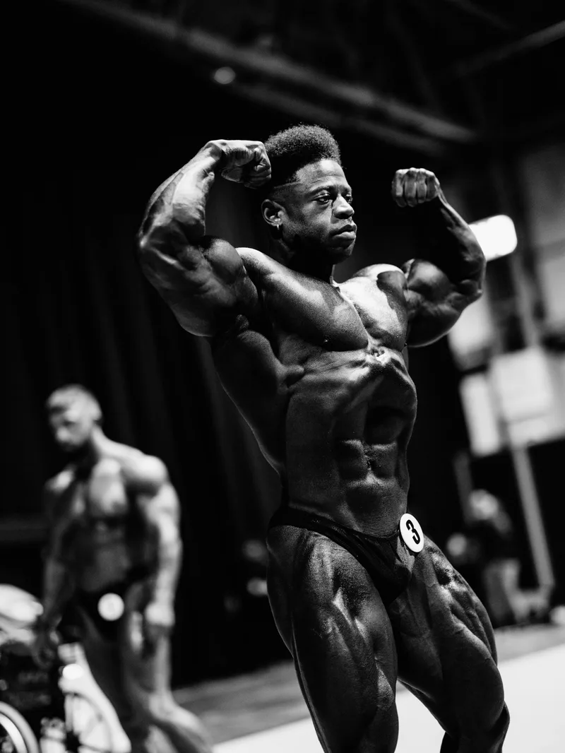 Wesley Vissers - Arnold Classic UK 2024 (B&W)