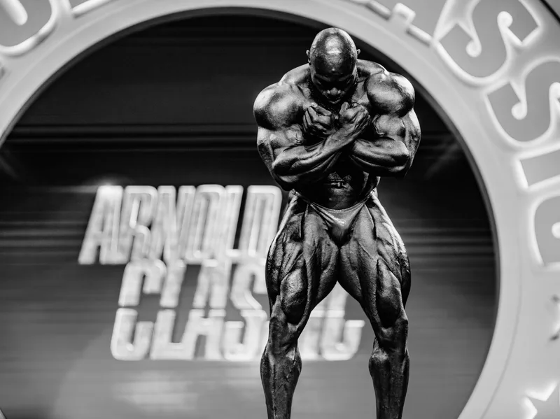 Hadi Choopan - Arnold Classic UK 2024 (B&W)