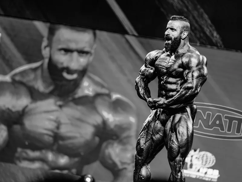 Hadi Choopan - Arnold Classic UK 2024 (B&W)