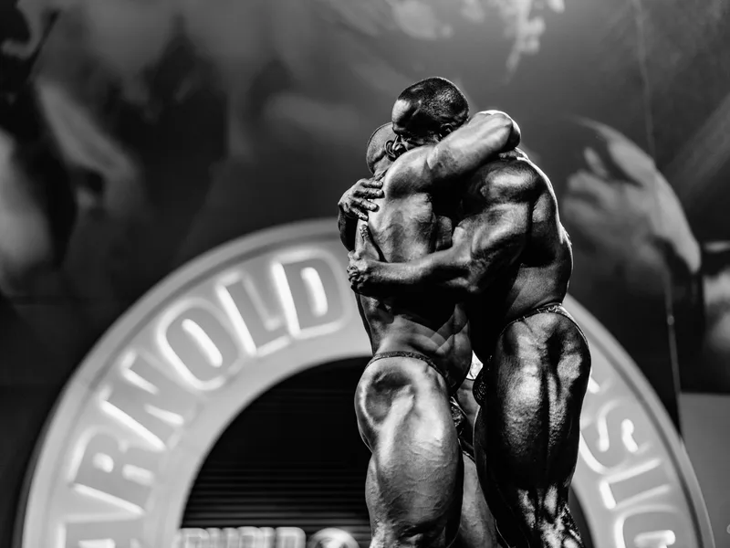 Hadi Choopan & Samson Dauda - Arnold Classic UK 2024 (B&W)