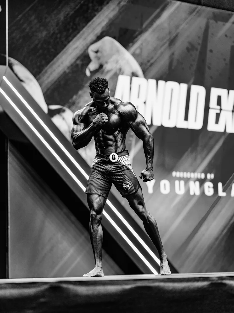 Samson Dauda - Arnold Classic UK 2024 (B&W)
