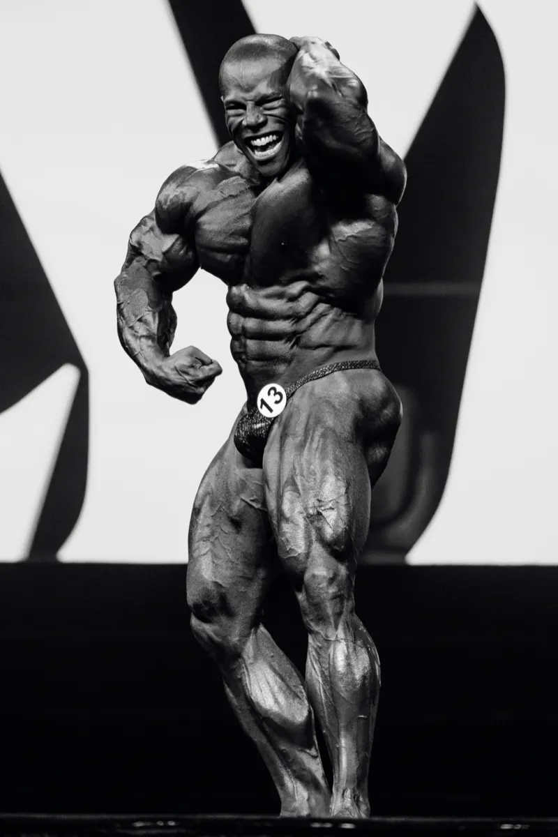 David Henry - Mr. Olympia 2015 (B&W)