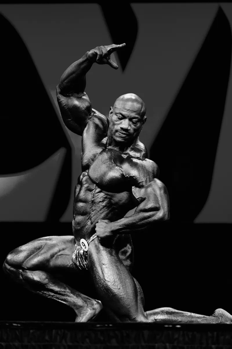 Dexter Jackson - Mr. Olympia 2015 (B&W)
