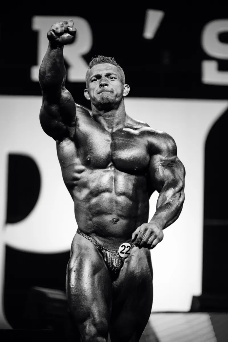 Flex Lewis - Mr. Olympia 2015 (B&W)