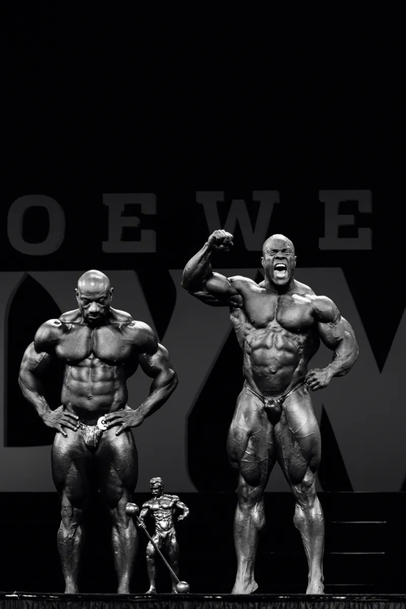 Phil Heath & Dexter Jackson - Mr. Olympia 2015 (B&W)