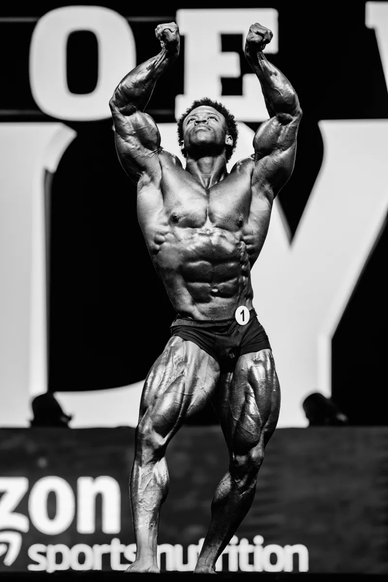 Breon Ansley - Mr. Olympia 2017 (B&W)