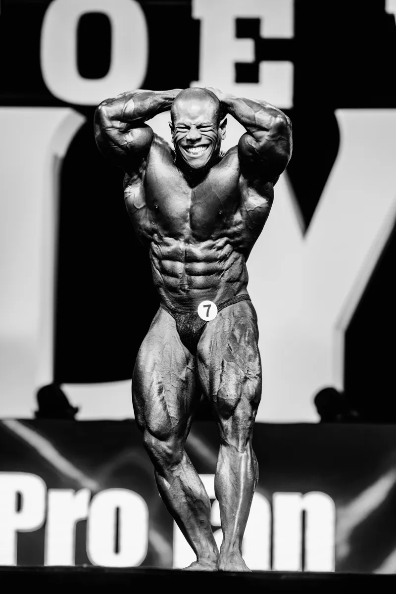 David Henry - Mr. Olympia 2017 (B&W)