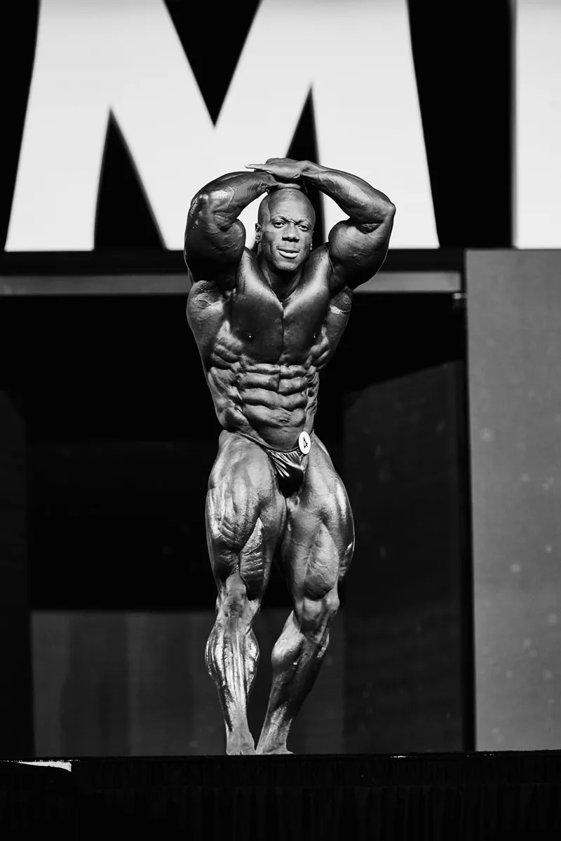 Shawn Rhoden - Mr. Olympia 2018 (B&W)