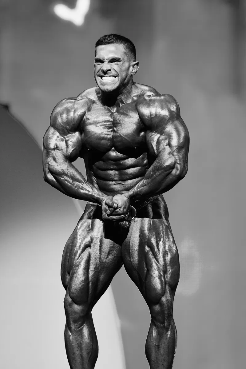 Derek Lunsford - Mr. Olympia 2019 (B&W)