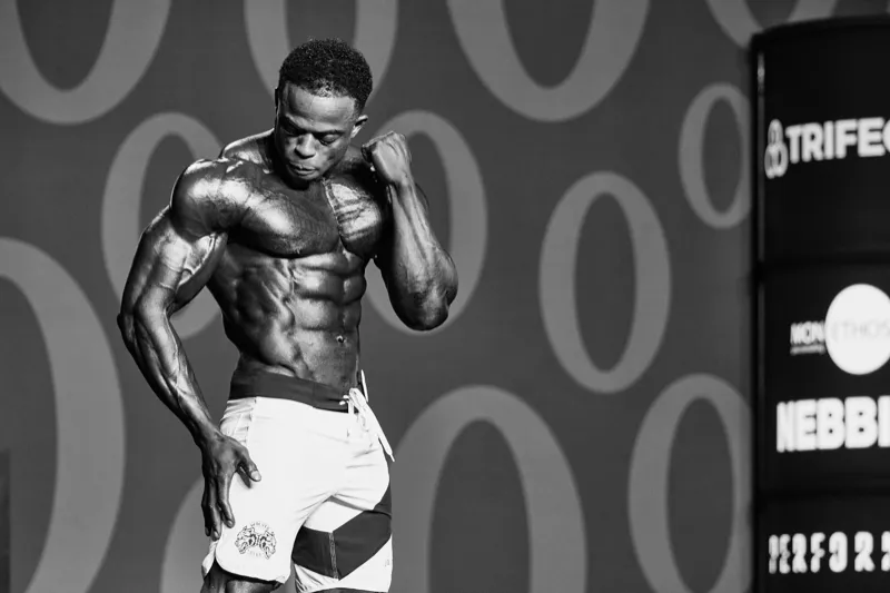 Andre Ferguson - Mr. Olympia 2019 (B&W)