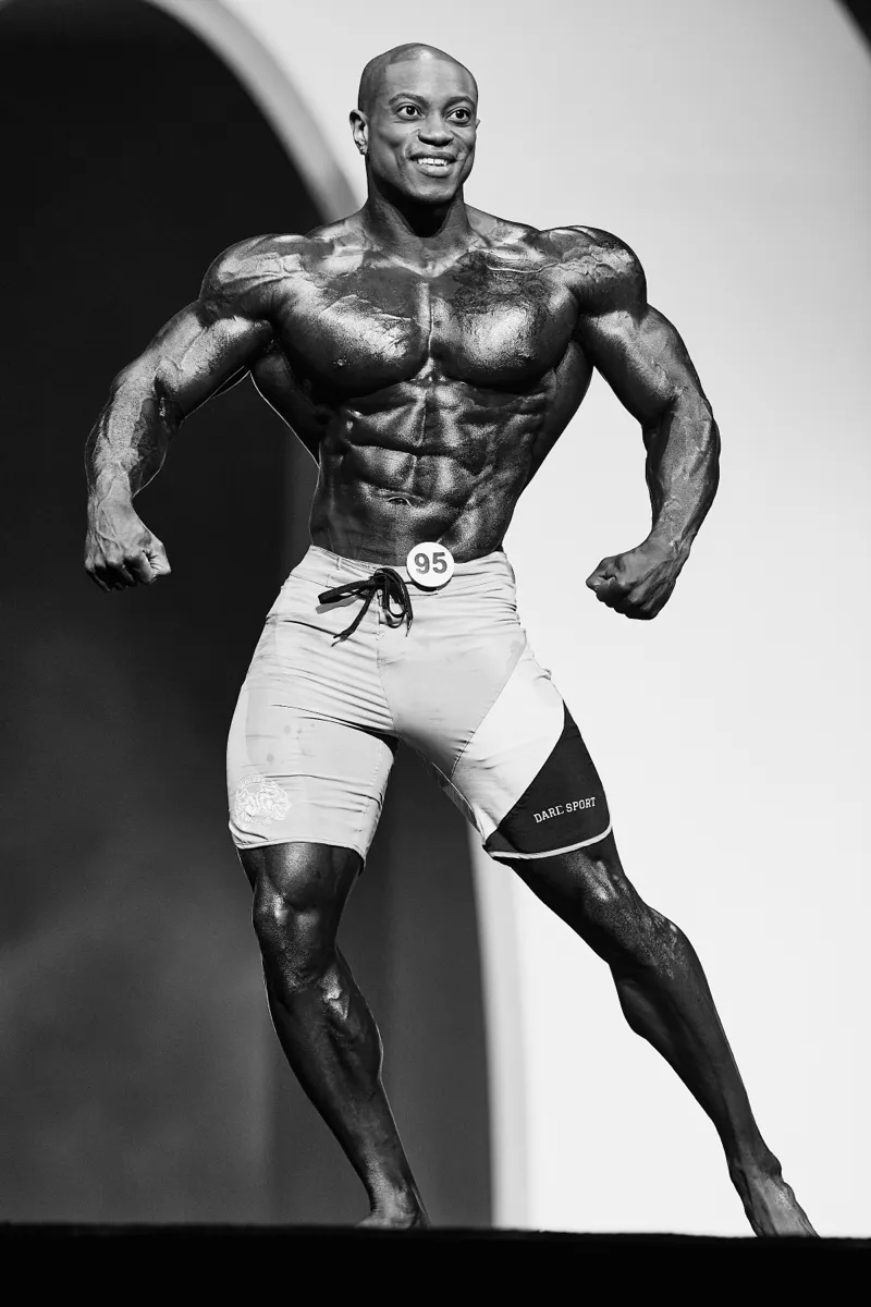 Brandon Hendrickson - Mr. Olympia 2019 (B&W)