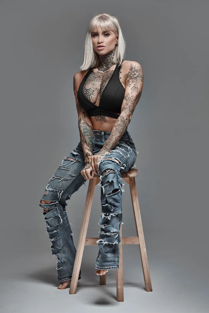 Rusha Life - studio portrait at Bailey Studio Nottingham