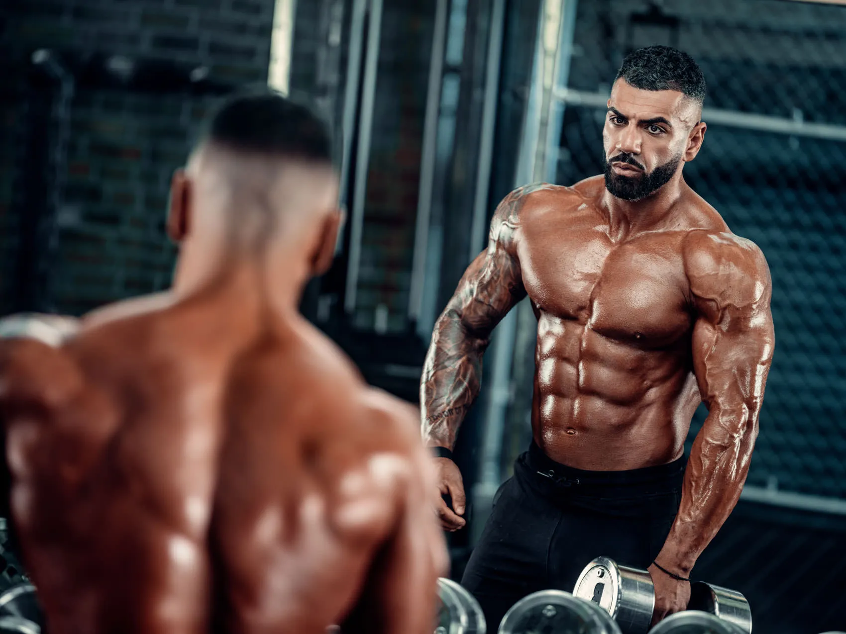 UKBFF competitor physique photography at professional standard